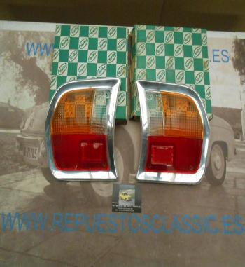 IP43 P2 JUEGO TULIPAS PILOTOS TRASEROS PEUGEOT 504 YORKA Ó GEMO