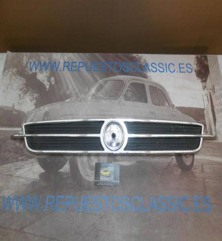 RJ06* P2 REJILLA BIGOTERA SEAT 850 NEGRO-CROMO SIN ANAGRAMA