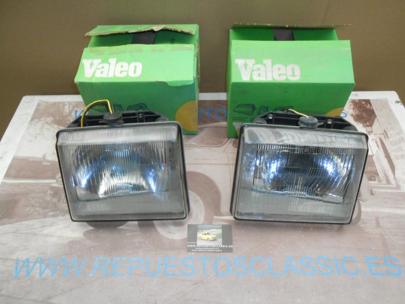 ISE65 JUEGO FAROS CON SOPORTES KINBY H4 SEAT FURA I CRONO 81->83 REF. VALEO 029406 / 029407