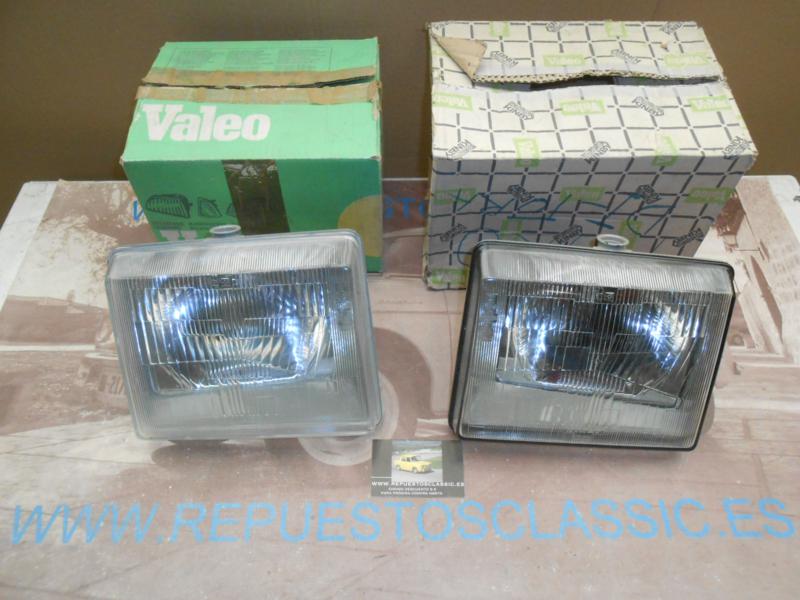 ISE67 JUEGO FAROS KINBY FOCO EUROPEO SEAT FURA I 81->83 REF. VALEO 029363 / 029364