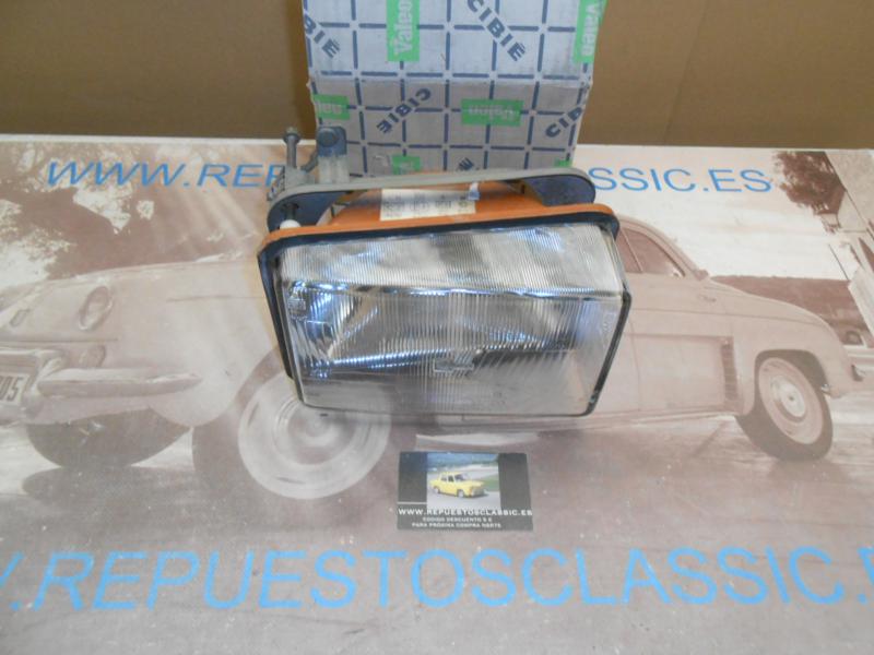 ISE75 FARO DERECHO VALEO-PASA H4 CON SOPORTE SEAT FURA II 83->86 REF. VALEO 061415
