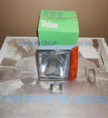 ISE78 P3/10 FARO IZQUIERDO FOCO EUROPEO SEAT PANDA , TRANS CON INTERMITENTE AMBAR REF. VALEO 029230