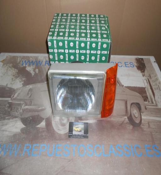 ISE80 FARO IZQUIERDO FORES H4 SEAT PANDA (83-86), TRANS CON INTERMITENTE AMBAR
