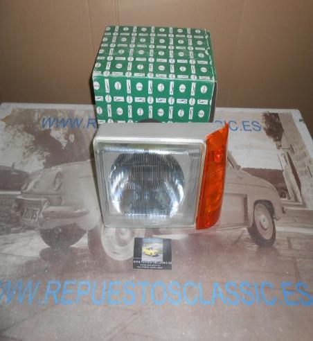 ISE80 FARO IZQUIERDO FORES H4 SEAT PANDA (83-86), TRANS CON INTERMITENTE AMBAR