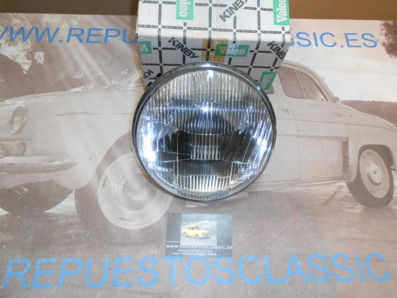 ISE124 OPTICA FARO KINBY H4 SEAT 600 E , L ( DIFUSOR LUZ NEGRO )