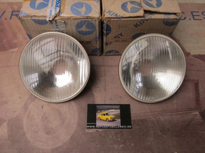 ISE128 JUEGO OPTICAS FAROS FAESSA-KINBY SEAT 600 D/N FOCO EUROPEO E9