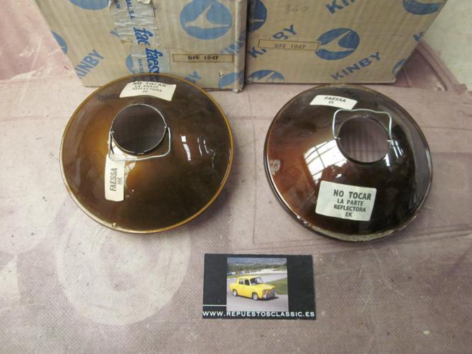 ISE128 JUEGO OPTICAS FAROS FAESSA-KINBY SEAT 600 D/N FOCO EUROPEO E9