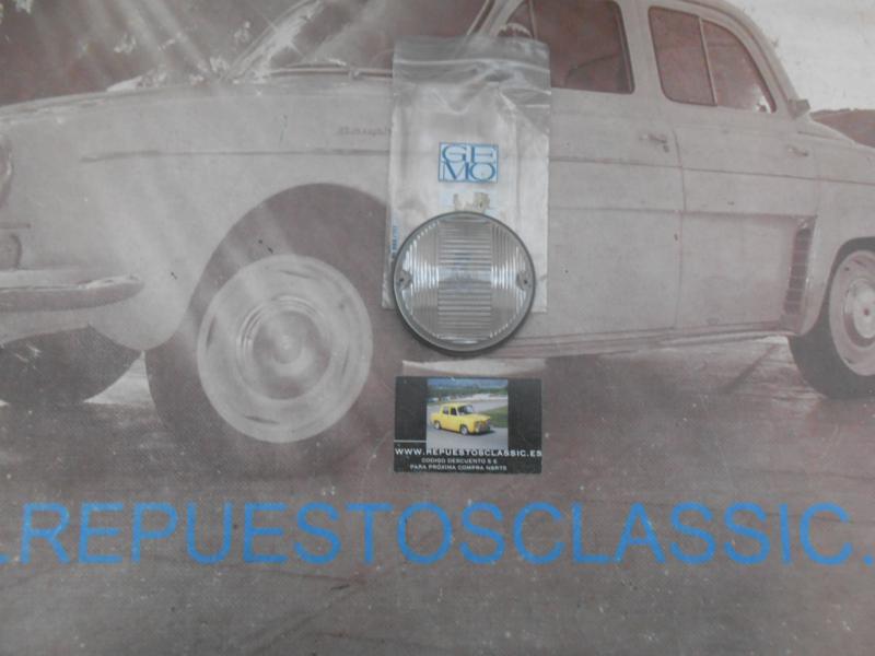ISE173 TULIPA REDONDA BLANCA PILOTO DELANTERO SEAT 850 COUPE Y SPORT 1ª SERIE