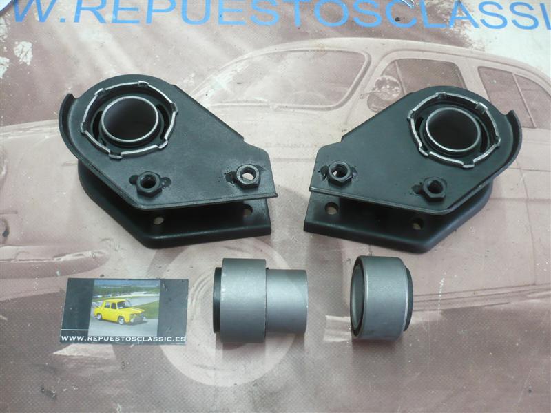 7745619/20 JUEGO SOPORTES SUSPENSION TRASEROS RENAULT 5, 7, 5 ALPINE, ALPINE TURBO DERECHO E IZQUIERDO MODELOS ESPAÑOLES