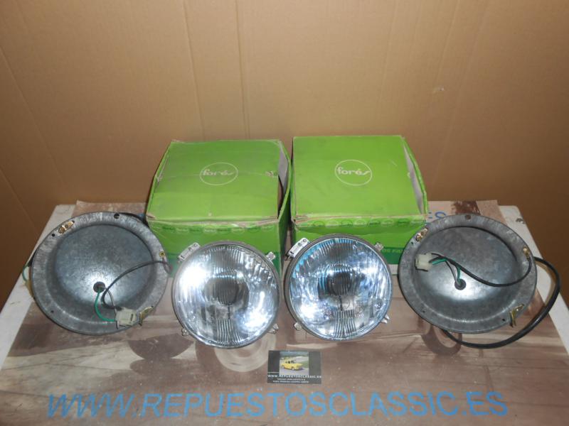 ISE191 JUEGO OPTICAS FAROS FORES CON COCOS SEAT 124 , 850 FOCO EUROPEO