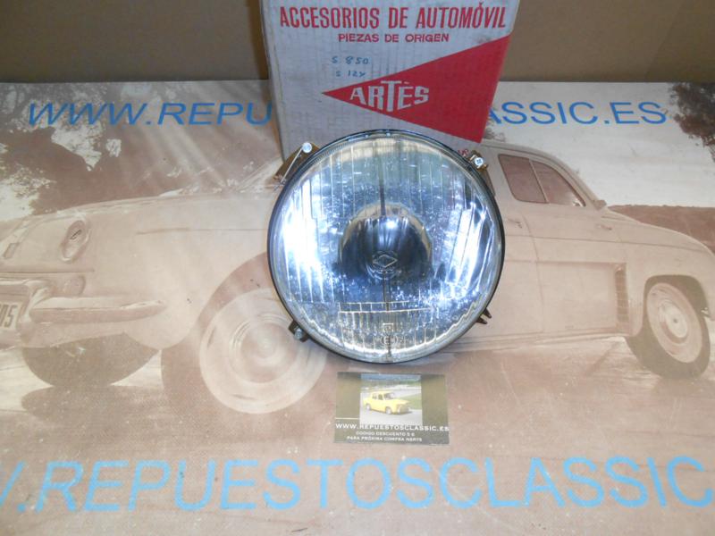 ISE193 OPTICA FARO ARTES SEAT 124 , 850 FOCO EUROPEO ( DIFUSOR LUZ NEGRO )