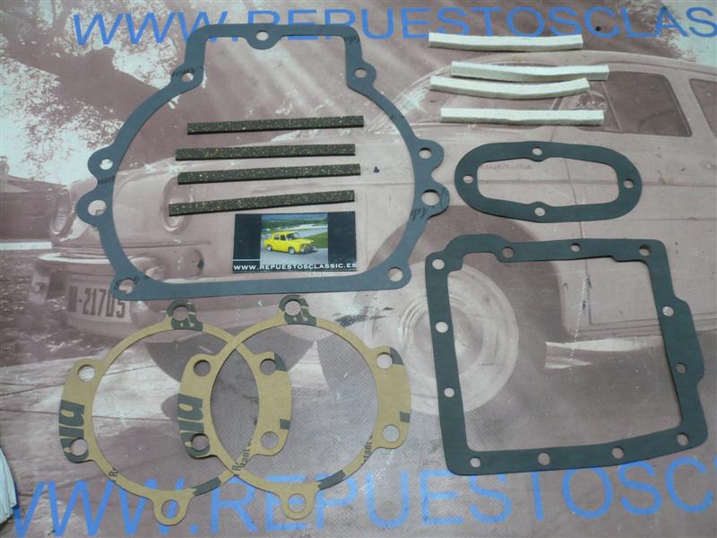 MC1637 KIT JUNTAS CAMBIO RENAULT DAUPHINE, ONDINE 3 VELOCIDADES