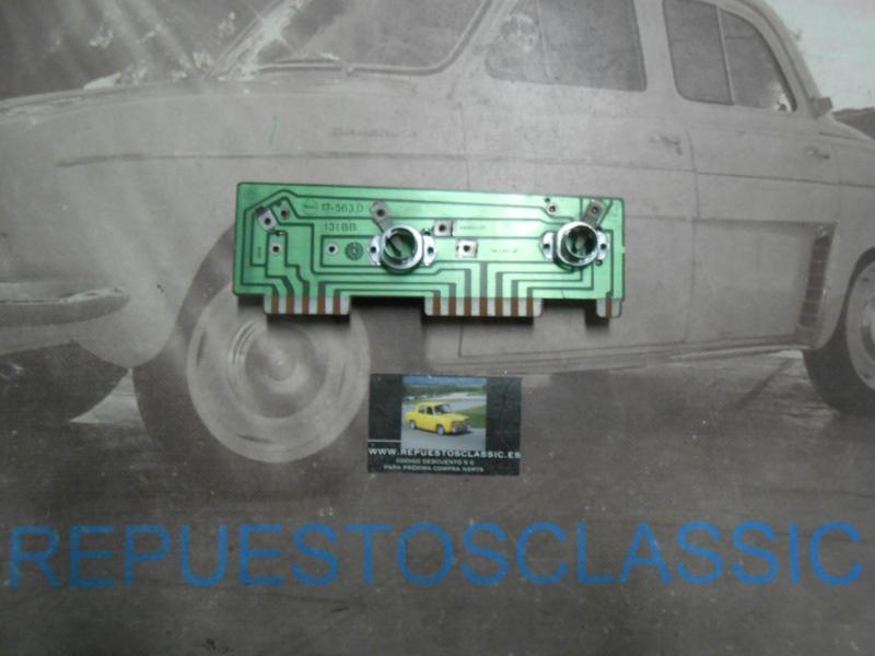 ISE231 PLACA PORTALAMPARAS PILOTO TRASERO DERECHO SEAT 131 2ª SERIE SUPERMIRAFIORI