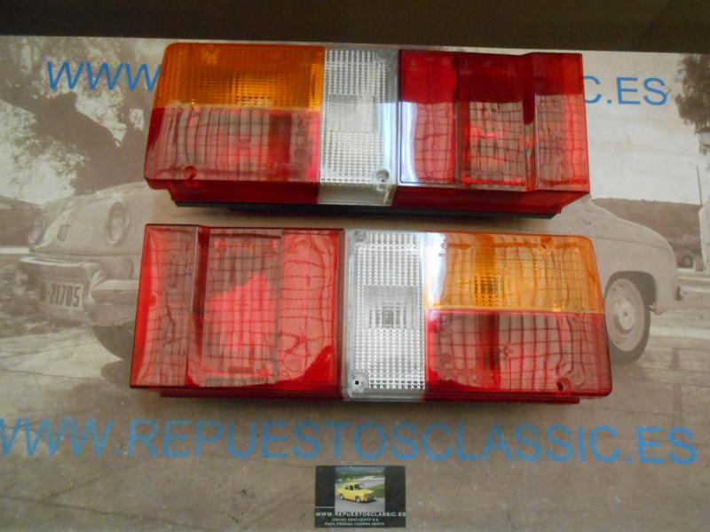 ISE233 JUEGO PILOTOS TRASEROS SEAT 131 3ª SERIE SUPERMIRAFIORI DIPLOMATIC
