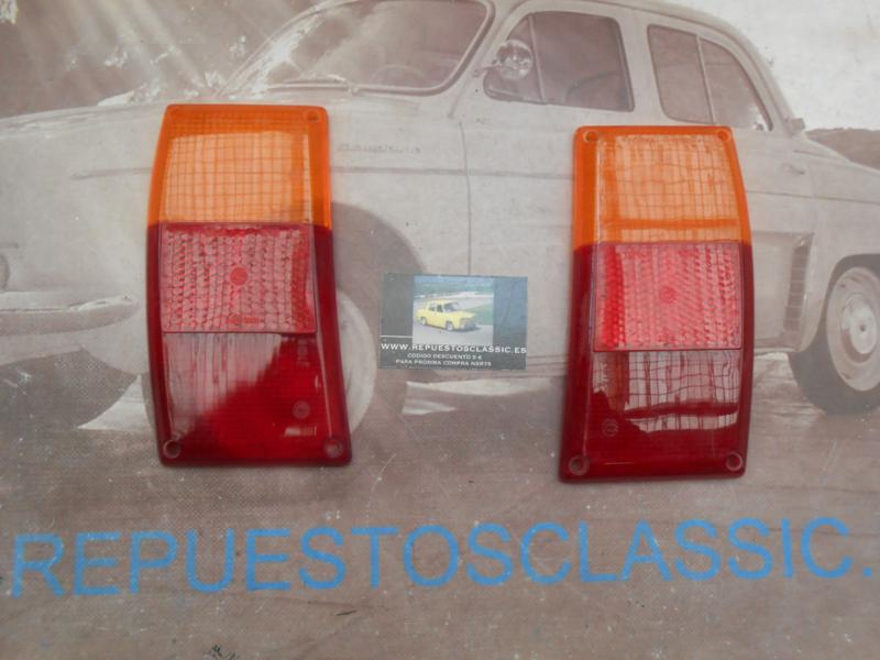 ISE241 JUEGO TULIPAS PILOTOS TRASEROS SEAT 131 FAMILIAR PANORAMA