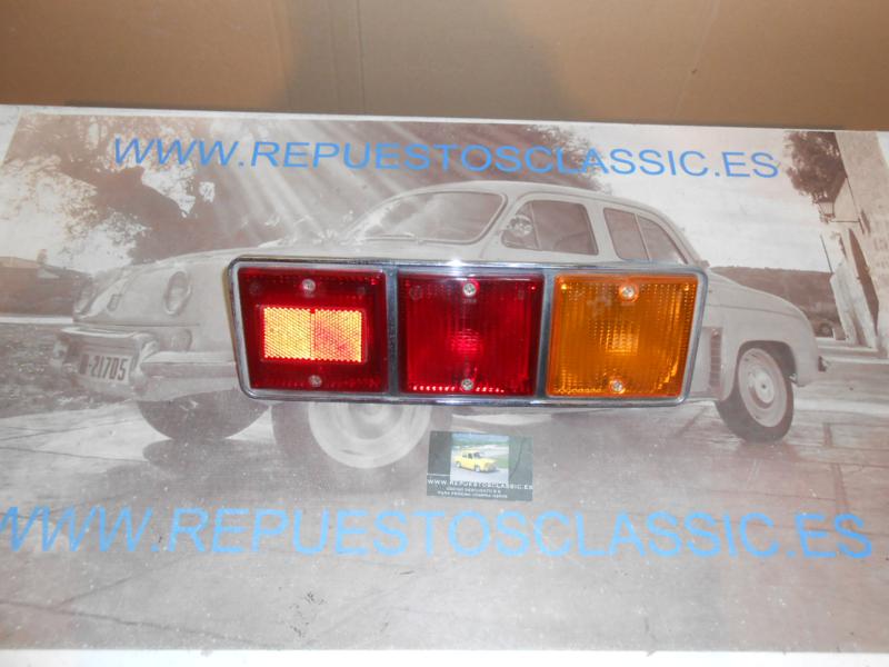 ISE258 PILOTO TRASERO DERECHO COMPLETO SEAT 132 1ª SERIE BASE DE PLASTICO