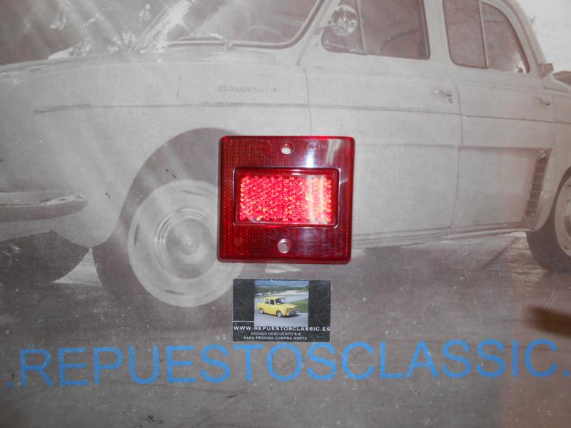 ISE262 TULIPA ROJA CON CATADIOPTRICO PILOTO TRASERO IZQUIERDO SEAT 132 1ª SERIE