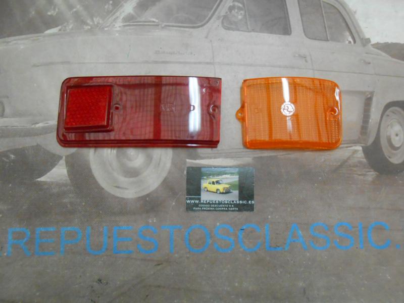 ISE316 JUEGO TULIPAS PILOTO TRASERO DERECHO SEAT 127 1ª SERIE 74->