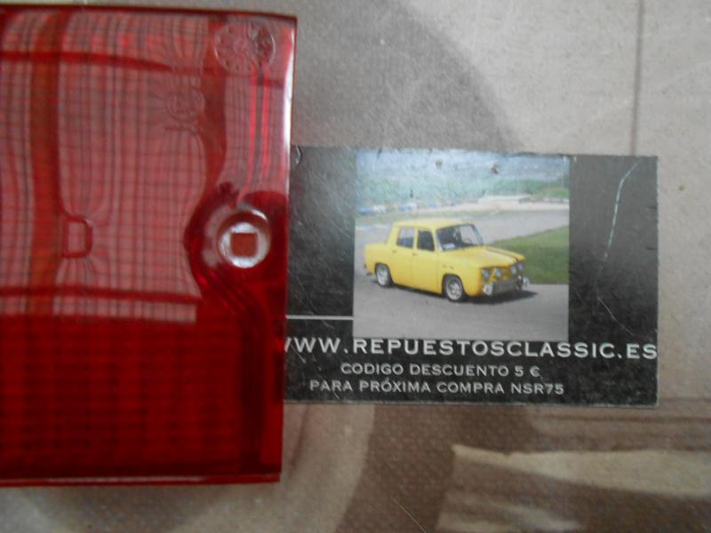 ISE317 TULIPA ROJA CON CATADIOPTRICO PILOTO TRASERO DERECHO SEAT 127 1ª SERIE ->74