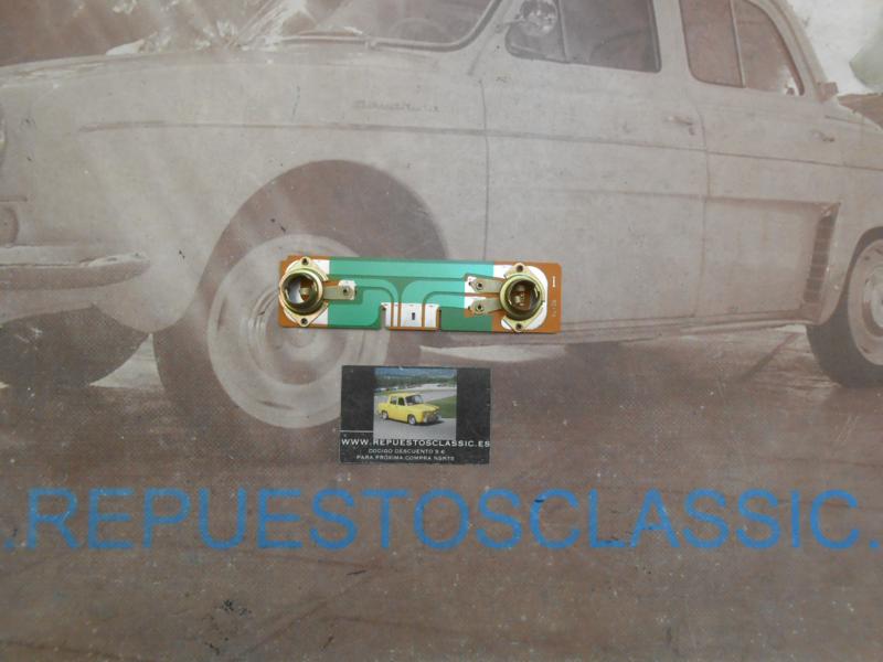 ISE352 PLACA PORTALAMPARAS PILOTO TRASERO IZQUIERDO SEAT 127 1ª SERIE