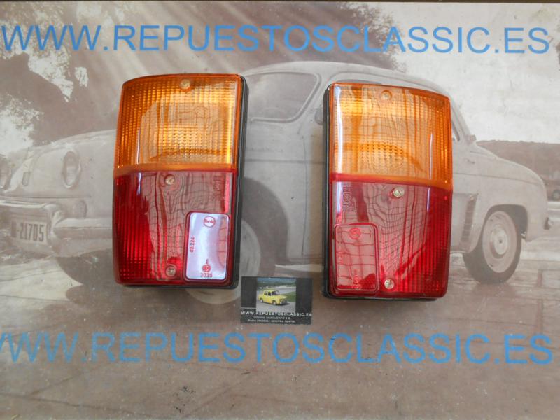 ISE362 JUEGO PILOTOS TRASEROS SEAT 133 FIAT 126