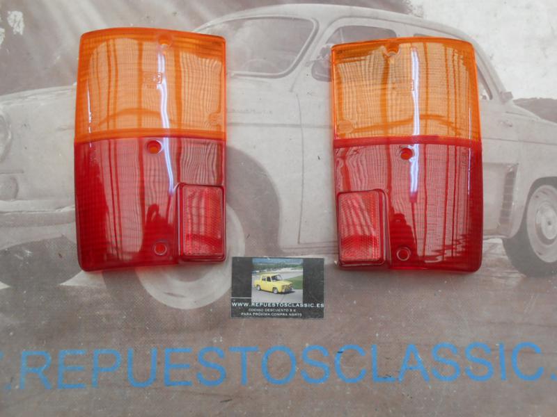 ISE365 JUEGO TULIPAS PILOTOS TRASEROS SEAT 133 FIAT 126