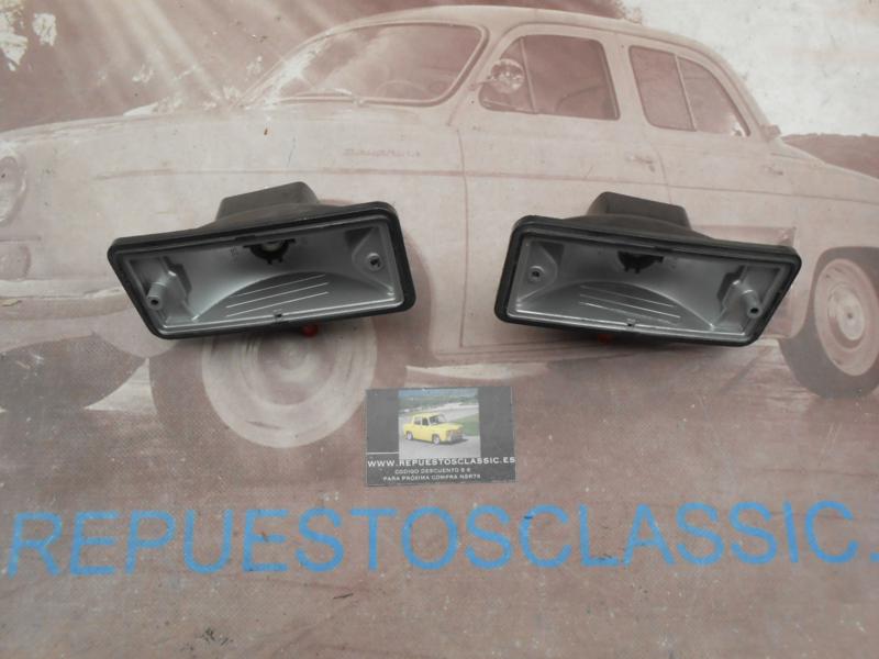 ISE372 JUEGO PORTALAMPARAS PILOTOS DELANTEROS SEAT 133 FIAT 126 1ª SERIE 2 POLOS