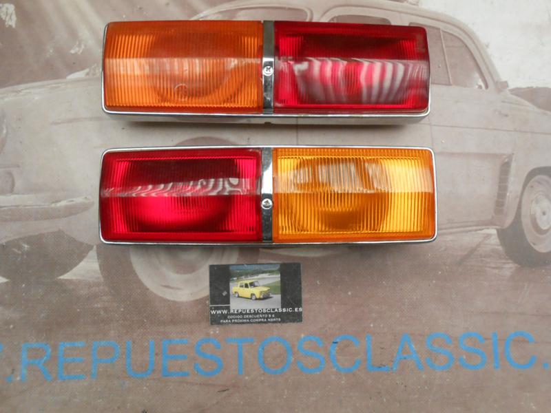 ISE392* JUEGO PILOTOS TRASEROS SEAT 124 1ª SERIE LADA 1200 , 1300 METALICOS CON JUNTA