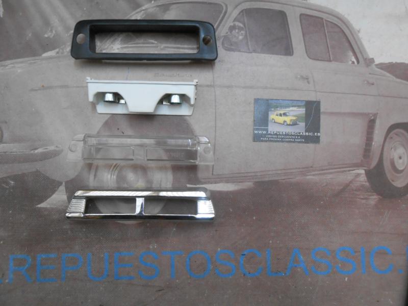 ISE425 PILOTO LUZ MATRICULA METALIZADO SEAT 124 SPORT COUPE 1800 , AUTOBIANCHI A111 , A112