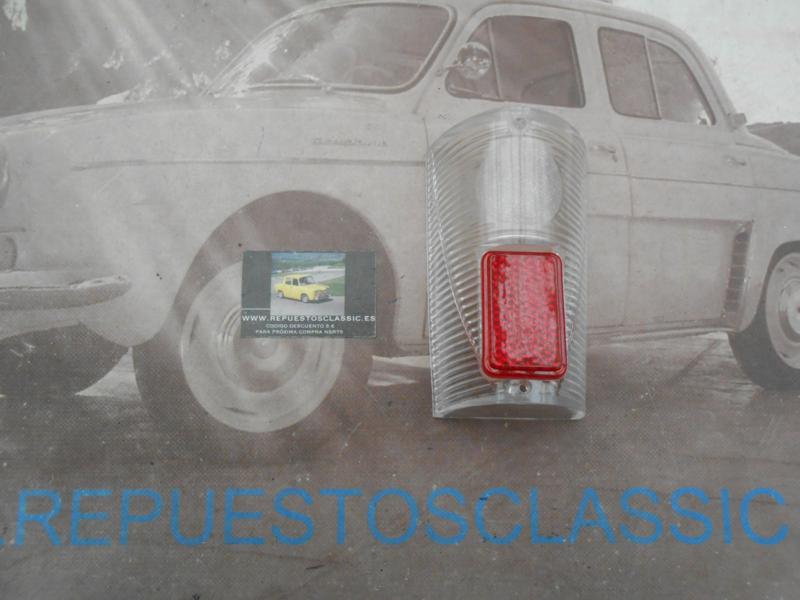 ISE566 TULIPA BLANCA INFERIOR PILOTO TRASERO SEAT 1400C , 1500 CON CATADIOPTRICO