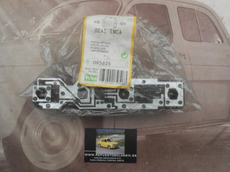 ISE630 PORTALAMPARAS VALEO PILOTO TRASERO D/I SEAT INCA REF. 085826