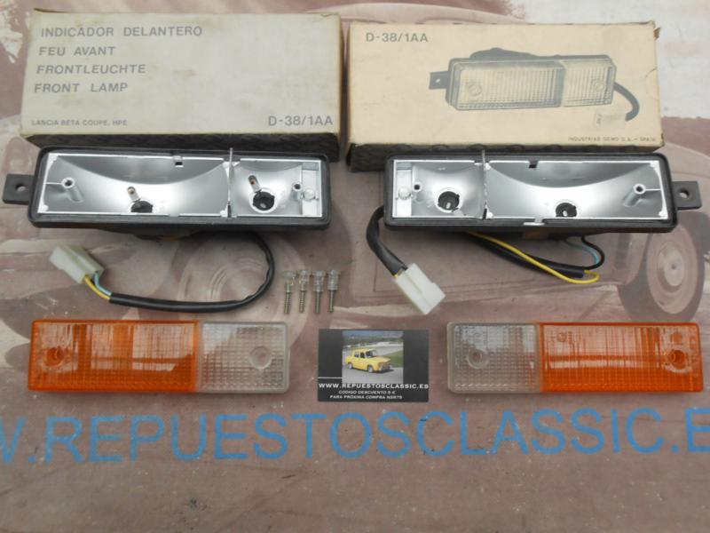 ISE653 JUEGO PILOTOS DELANTEROS LANCIA BETA COUPE , HPE GEMO D38