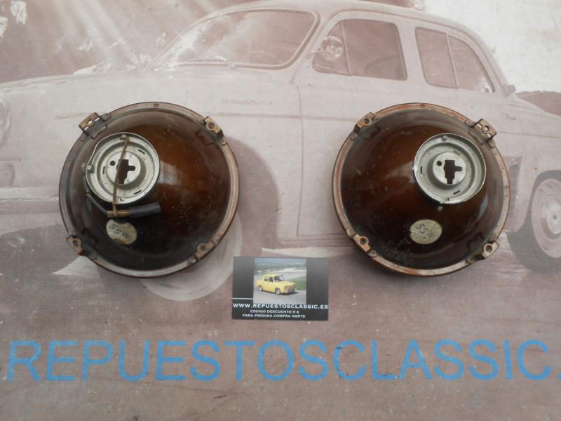 IC136 P1 JUEGO OPTICAS FAROS CIBIE H1 CITROEN DS TIBURON