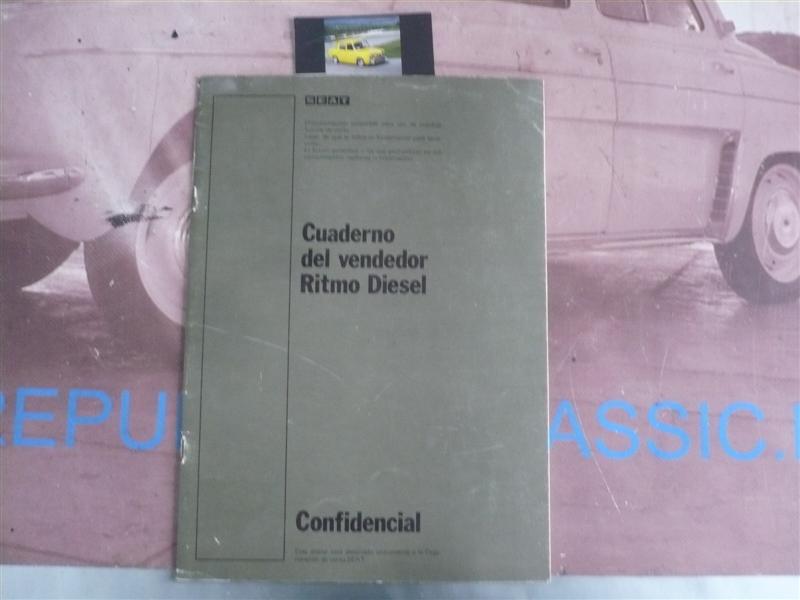 L78 CUADERNO ORIGINAL DEL VENDEDOR SEAT RITMO DIESEL
