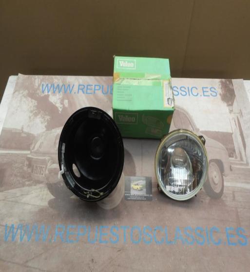 IRE01 JUEGO OPTICA FARO PASA-VALEO Y COCO RENAULT 4L , F6 REF. VALEO 061674 FOCO EUROPEO