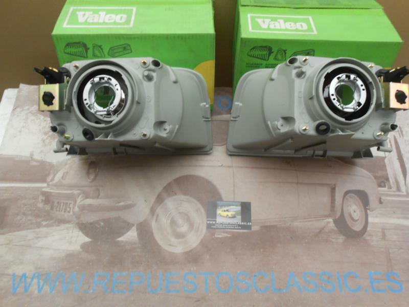 04P11 JUEGO FAROS H4 RENAULT SUPERCINCO REGULACIÓN VALEO 061306-061307