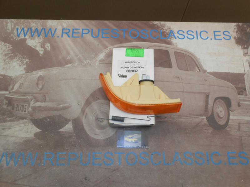 11P11 PILOTO DELANTERO DERECHO AMBAR RENAULT SUPERCINCO TODOS LOS MODELOS , PRIMERAS MARCAS YORKA - VALEO REF. 082032