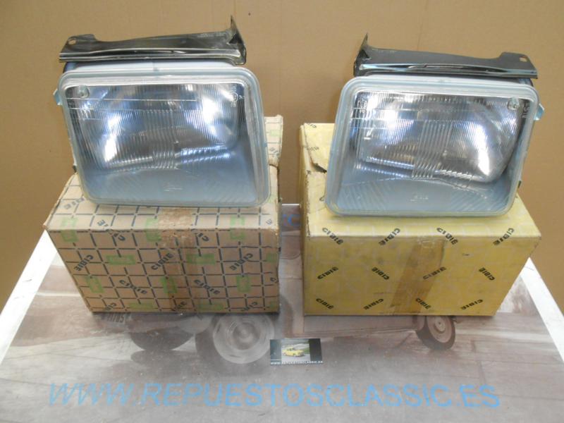 IRE32 JUEGO FAROS RENAULT 18 1ª SERIE CIBIE - VALEO H4