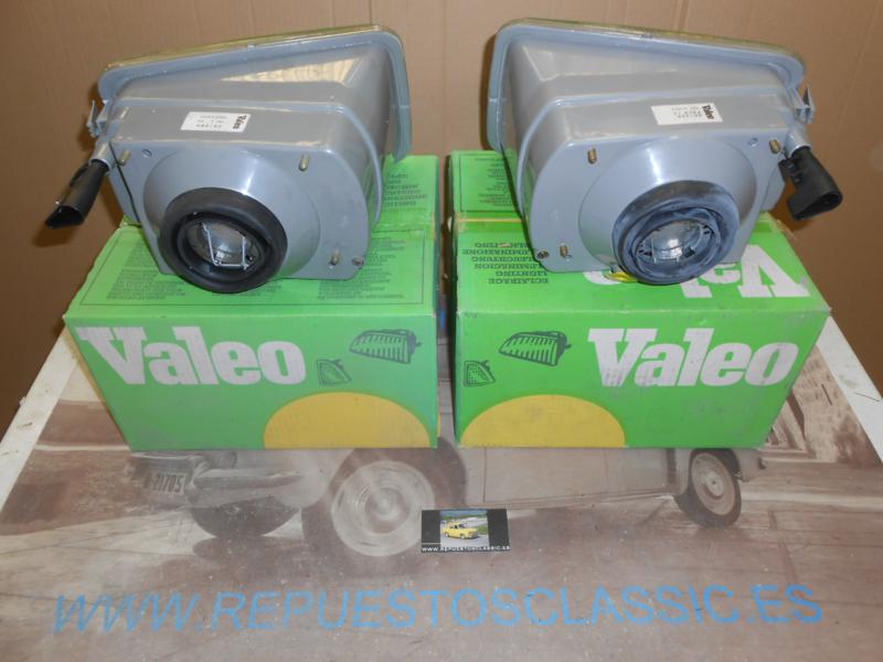 IRE34+PV1N2 JUEGO FAROS RENAULT 18 CIBIE - VALEO H4 REGULACION MANUAL REF. 061289 / 061290