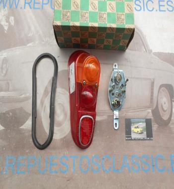 IRE54 PILOTO TRASERO IZQUIERDO RENAULT 4L , YORKA , BISEL CATADIOPTRICO METALIZADO