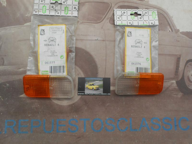 IRE62 JUEGO TULIPAS PILOTOS DELANTEROS RENAULT 4 MODERNO 78-> PRIMERAS MARCAS