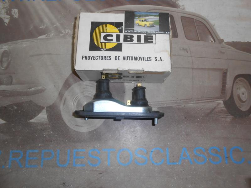 IRE117 BASE PORTALAMPARAS PILOTO DELANTERO DERECHO RENAULT 7 2ª SERIE