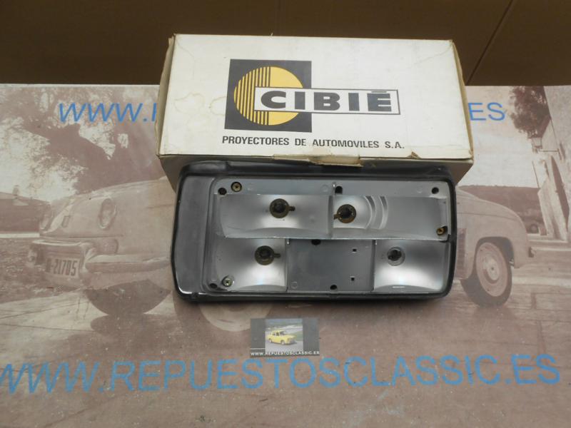 IRE121 BASE PORTALAMPARAS PILOTO TRASERO IZQUIERDO RENAULT 7 2ª SERIE CIBIE - VALEO