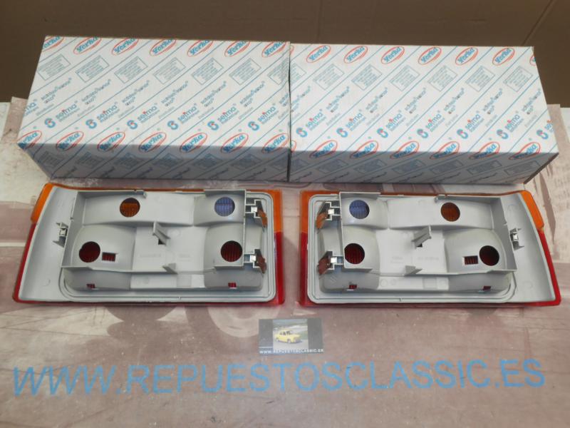 IRE176 JUEGO PILOTOS TRASEROS RENAULT 9 1ª FASE 82->86 YORKA 62094 / 62095
