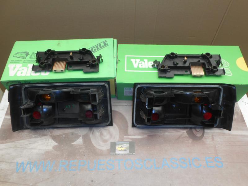IRE179 JUEGO PILOTOS TRASEROS RENAULT 9 2ª FASE 86-> SIGNALVISION VALEO 083327 / 083328