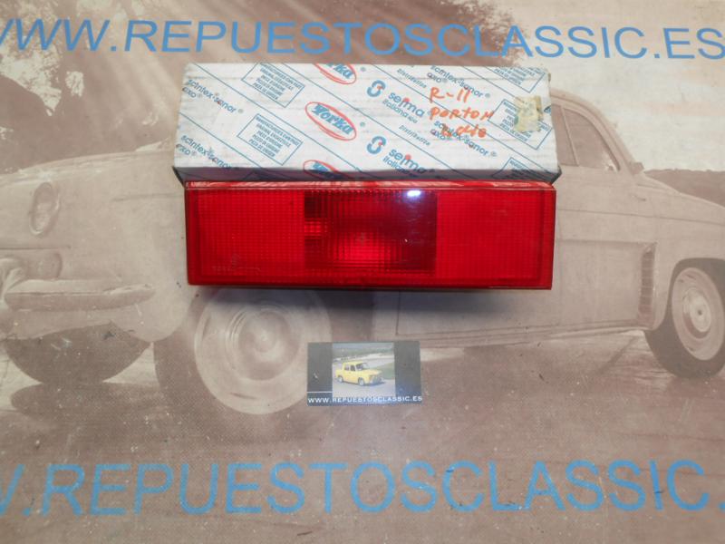 IRE188 PILOTO ROJO DERECHO PORTON RENAULT 11 1ª FASE ->86 YORKA SIN LAMPARA