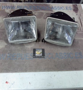 IRE232 JUEGO OPTICAS FAROS H4 RENAULT 12 S ->74 KINBY - VALEO