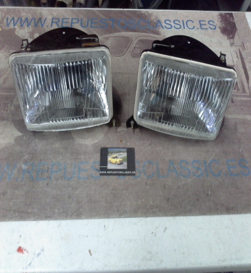IRE232 JUEGO OPTICAS FAROS H4 RENAULT 12 S ->74 KINBY - VALEO