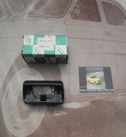 IRE275 PILOTO LUZ MATRICULA RENAULT 18 FAMILIAR , YORKA