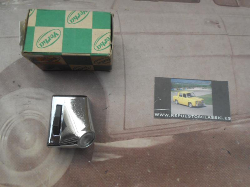 IRE279 PLAFON LUZ INTERIOR LECTOR DE MAPAS RENAULT 12 , YORKA CROMADO